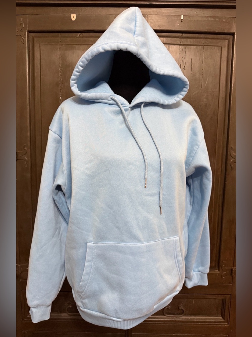 SHEIN Light Blue hoodie Jacket - Medium